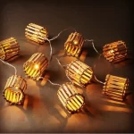 Rattan Bamboo Fairy Lights 1
